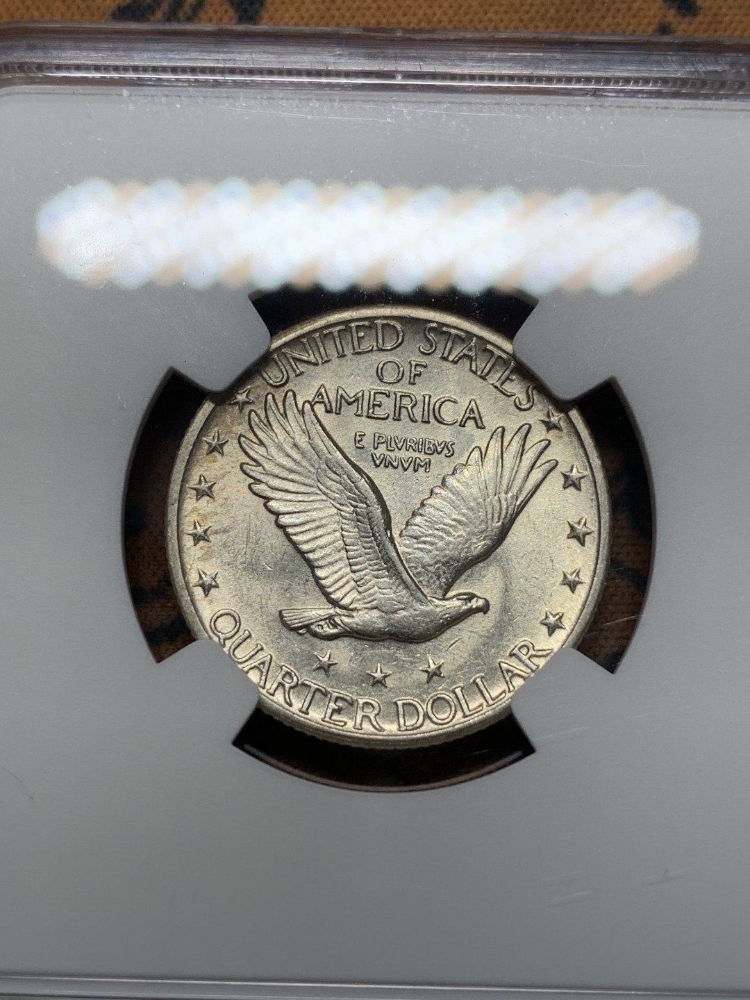 《竞宝斋》第112场-周日，周一 ，2场连拍（全场包邮） NGC MS62 美国 1930年S 25美分 银币 N标成5分！