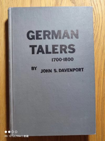 【德藏】世界币章目录书籍专场拍卖 - 达文波特 德国泰勒目录 1700-1800年