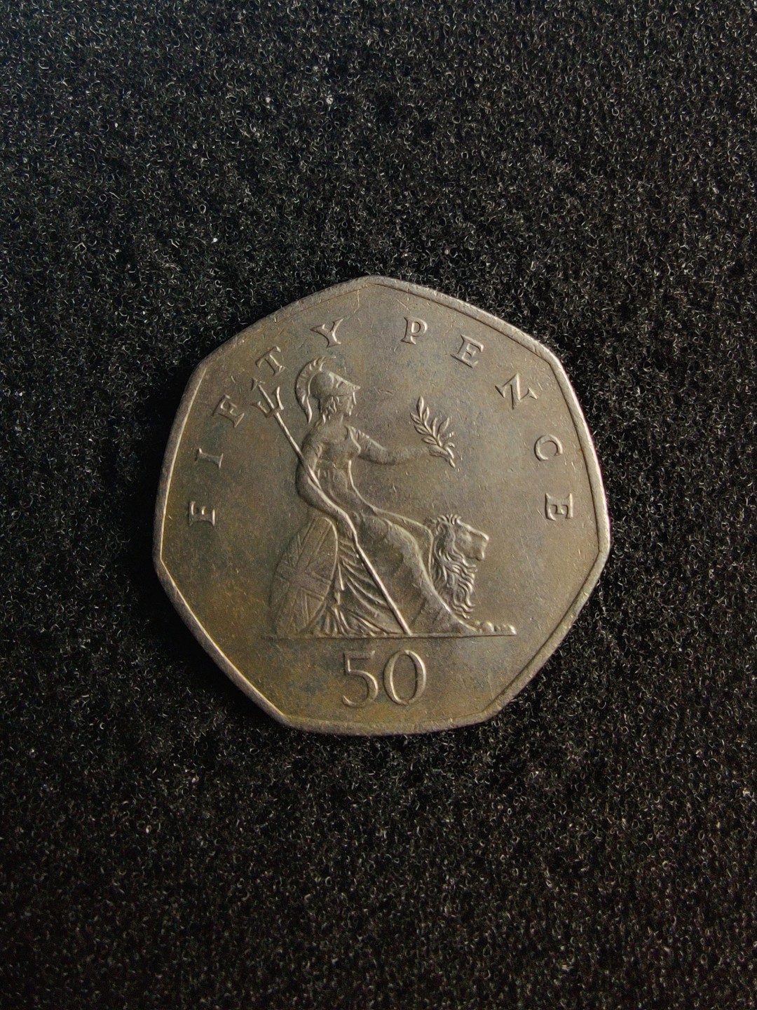 ♥一只鱼（世界钱币第七期） 英国50便士