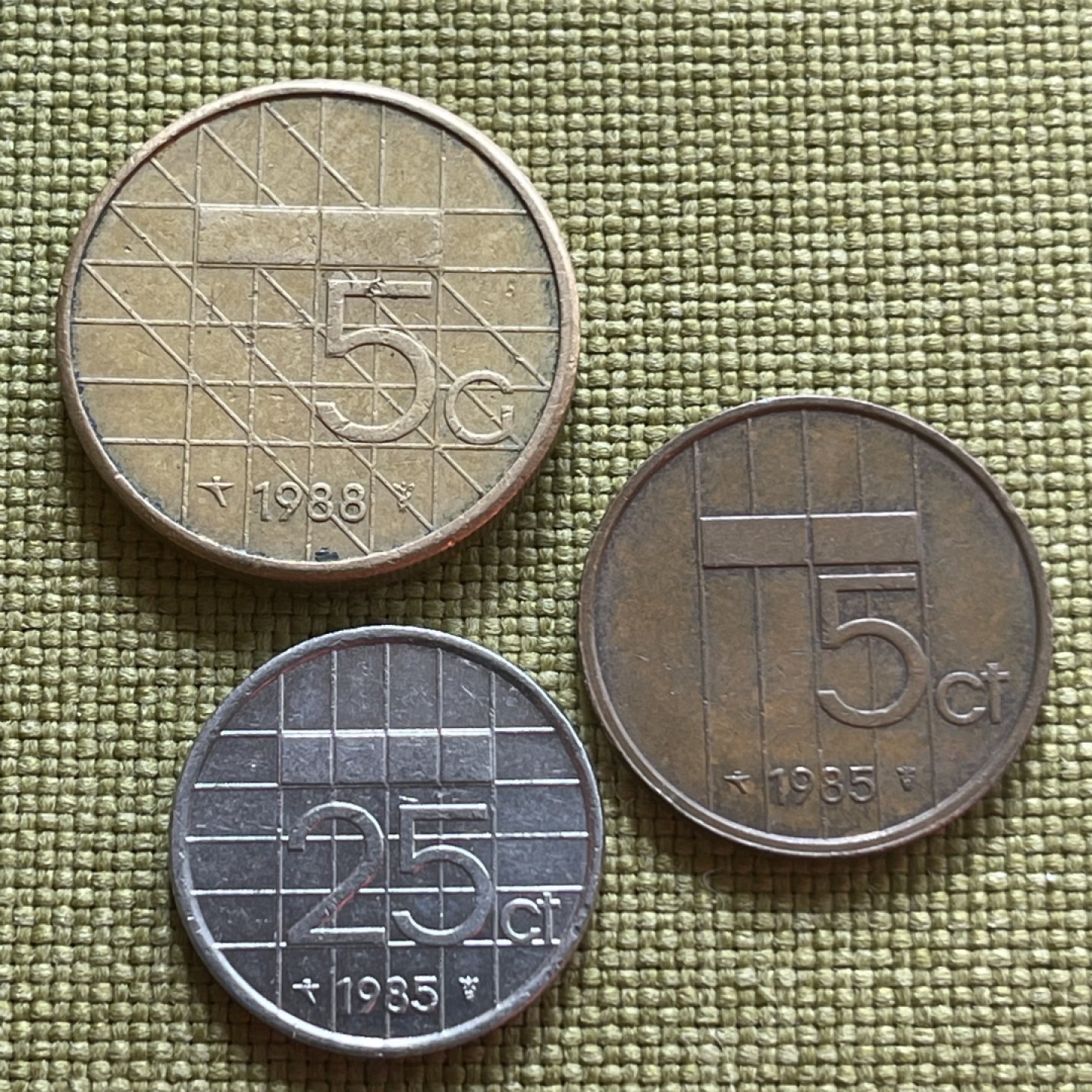 外国硬币0元起拍（21） 荷兰5盾+5+25分