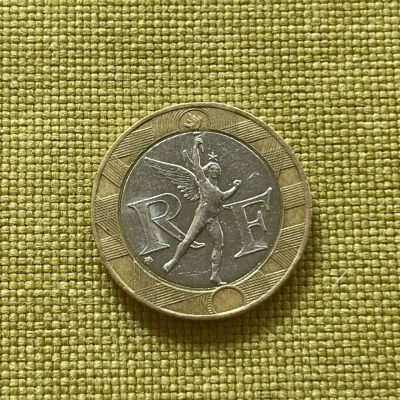 外国硬币0元起拍（21） - 法国10法郎双色币