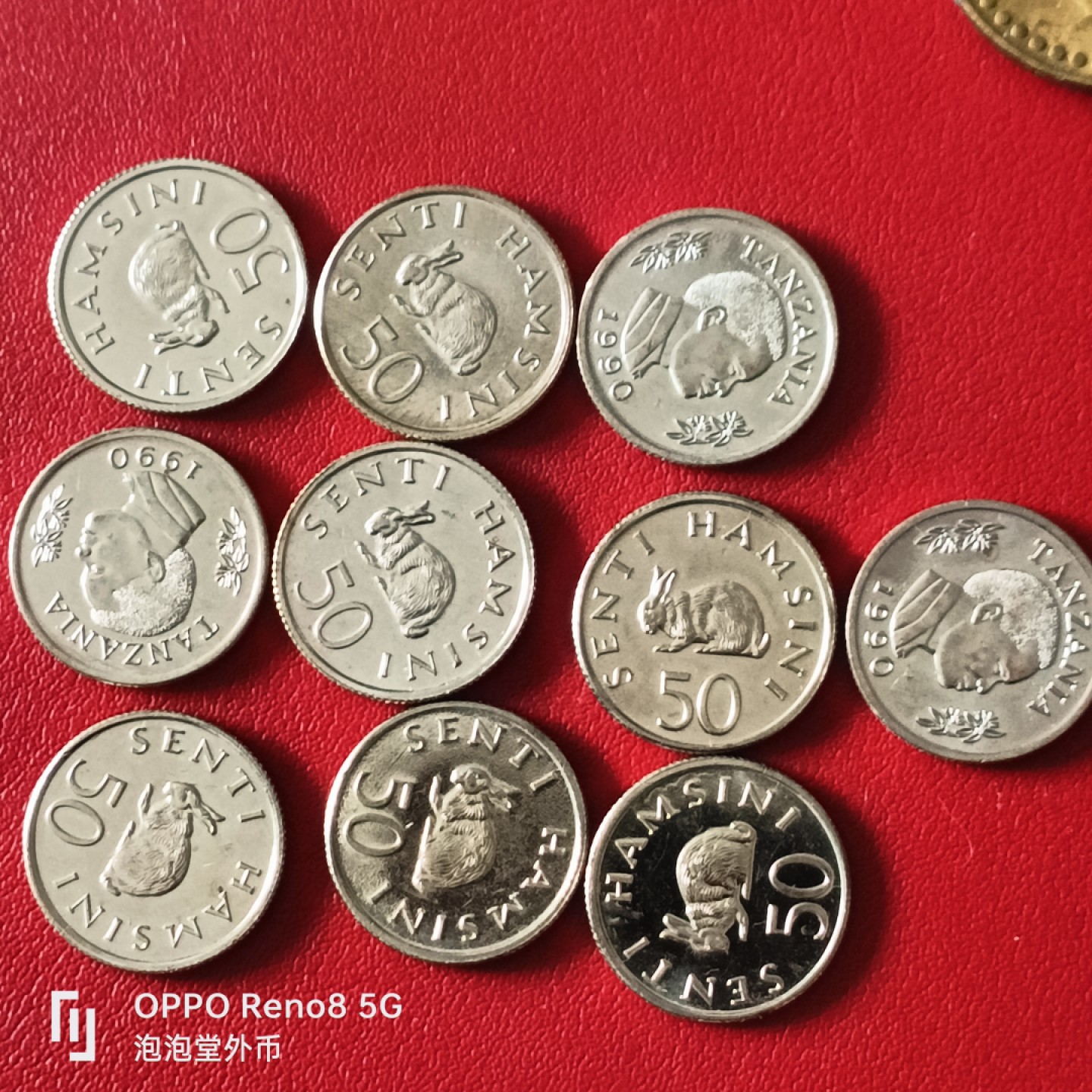 泡泡堂微拍第二十幕精品硬币捡漏专场👿👿，零佣金，零押金，满二十元包邮 坦桑尼亚50分十个