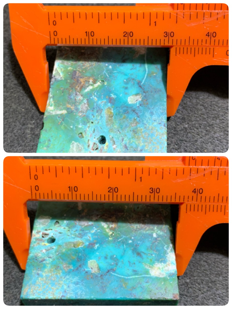 十堰原矿三无高瓷松石子一块，