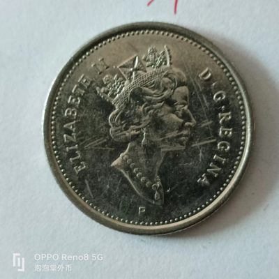 泡泡堂第136期  世界硬币专场（无押金，无佣金，捡漏，全场20包邮，偏远地区除外） - 加拿大2003年25分