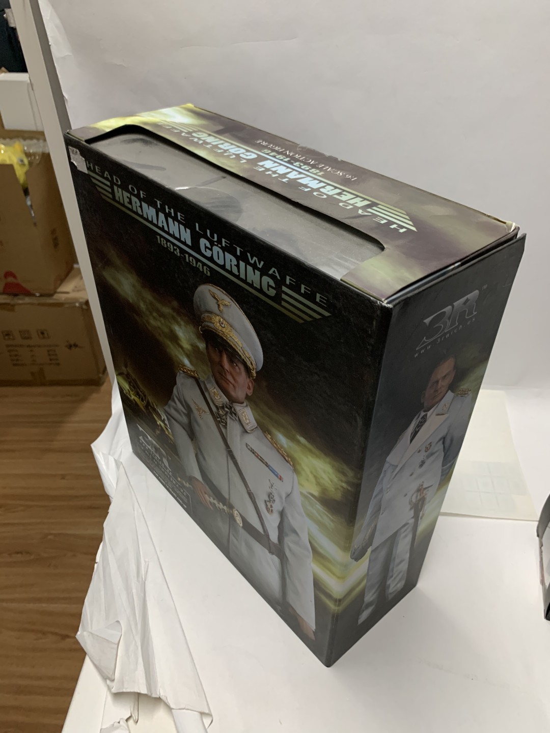 零元拍：绝版 DID 3R 1/6 白衣版 戈林元帅，全新未拆。