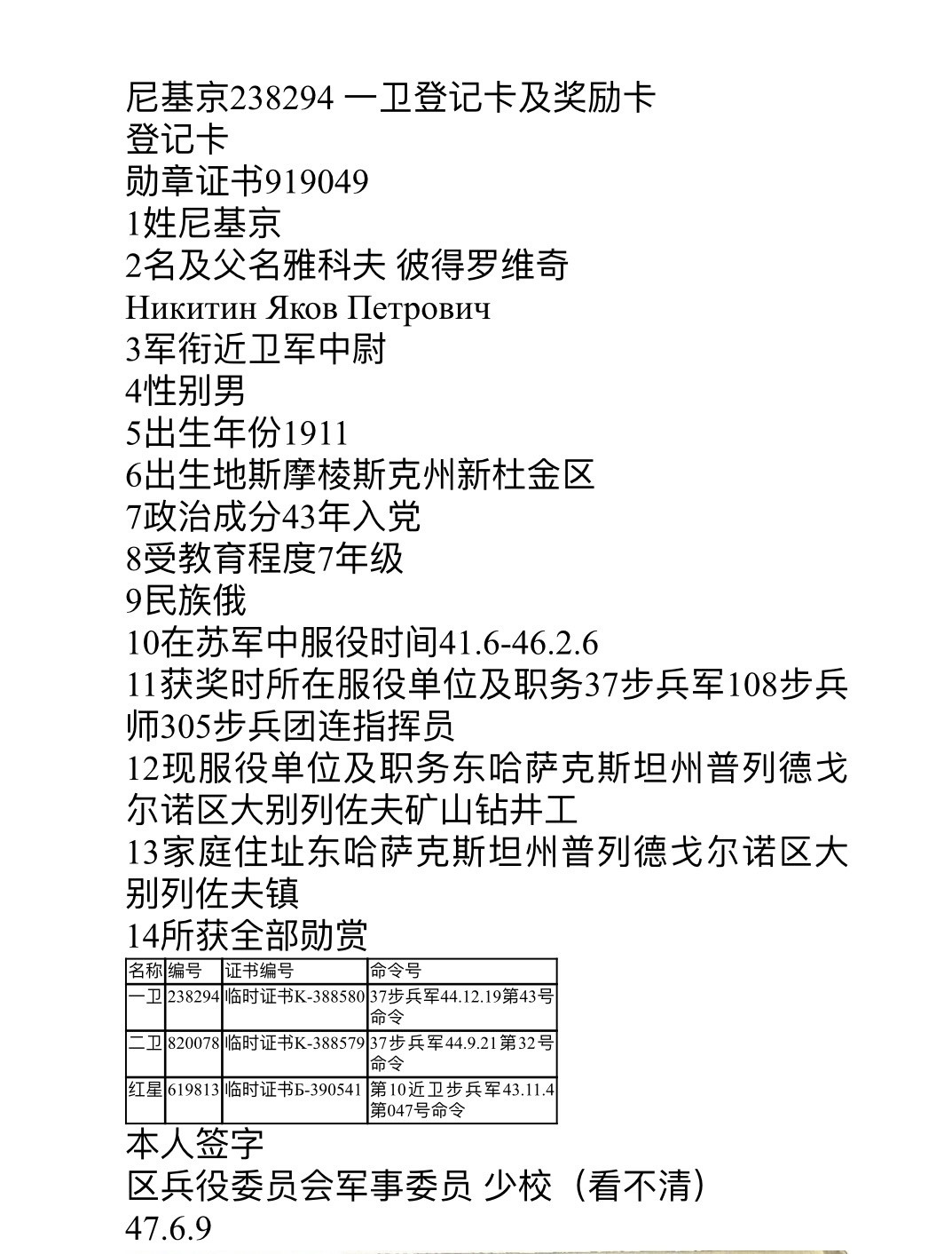 大猫徽章拍卖第207期 苏联43一卫2⃣️ 档案齐全 金质 珐琅全品 