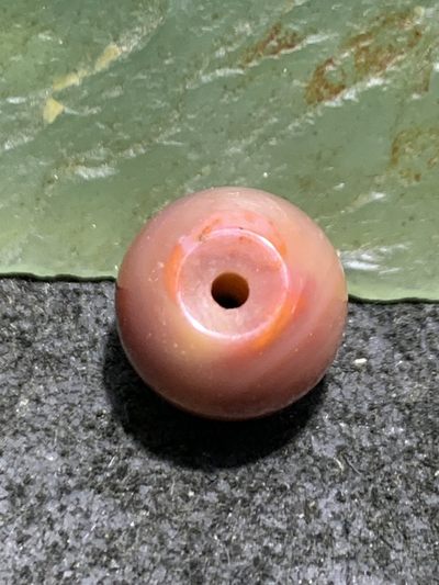 川料南红玛瑙苹果珠一个 - 川料南红玛瑙苹果珠一个