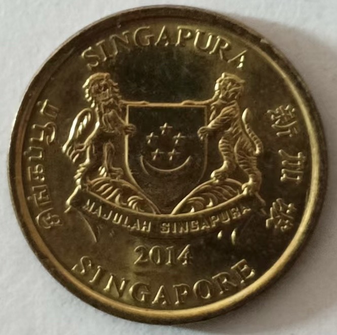 泡泡堂第137期  世界硬币专场（无押金，无佣金，捡漏，全场20包邮，偏远地区除外） 新加坡五分