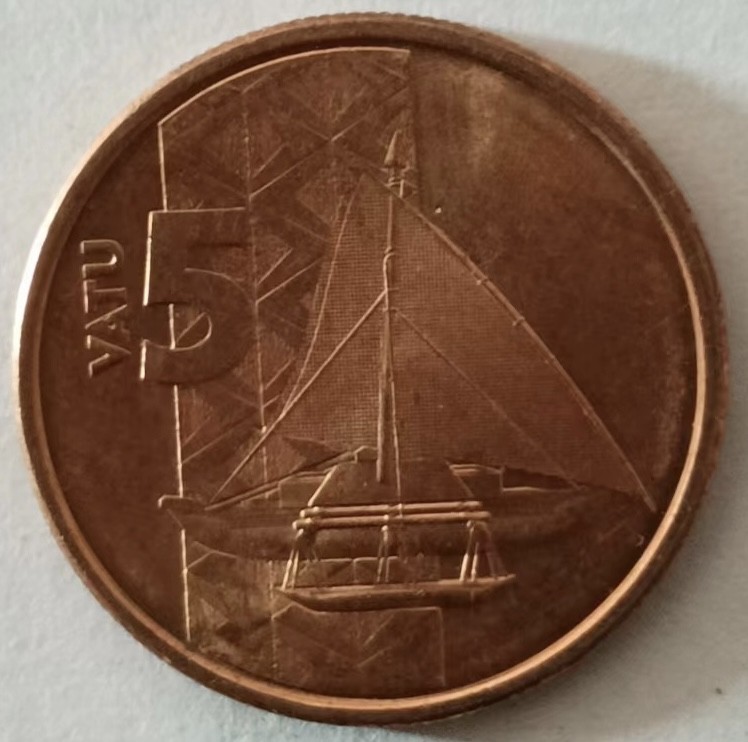 泡泡堂第137期  世界硬币专场（无押金，无佣金，捡漏，全场20包邮，偏远地区除外） 瓦努阿图五瓦图