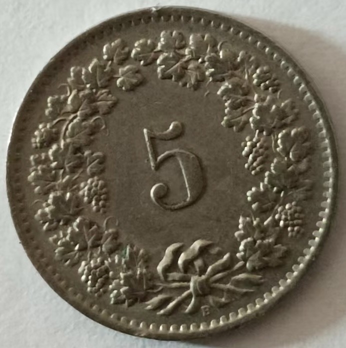 泡泡堂第137期  世界硬币专场（无押金，无佣金，捡漏，全场20包邮，偏远地区除外） 瑞士五分