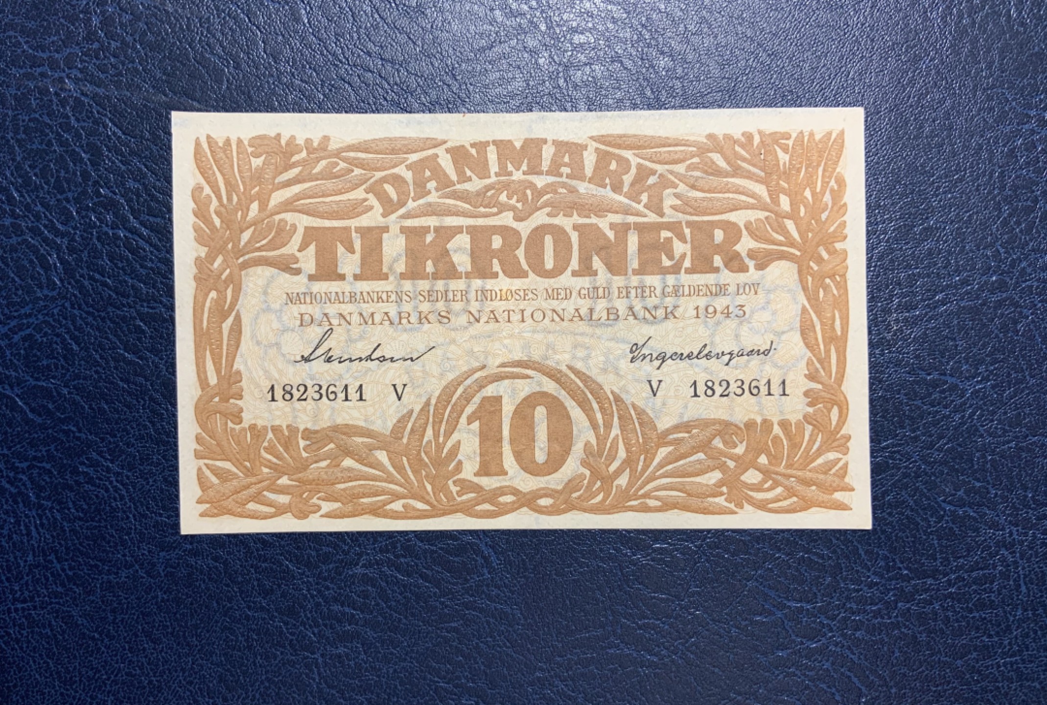 收藏联盟Quantum Auction 第205期拍卖 丹麦1945年10克朗 品相AU