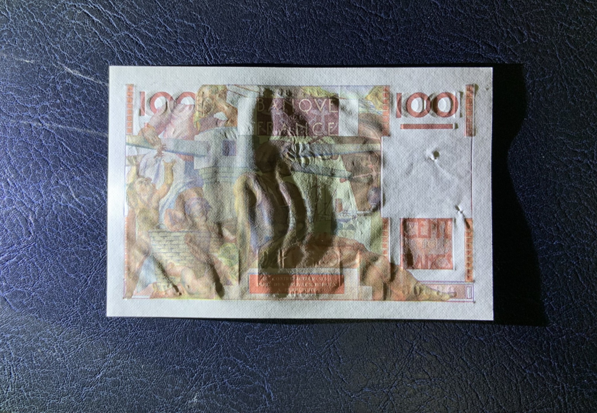 收藏联盟Quantum Auction 第205期拍卖 法国1952年100法郎 品相UNC- 有针孔