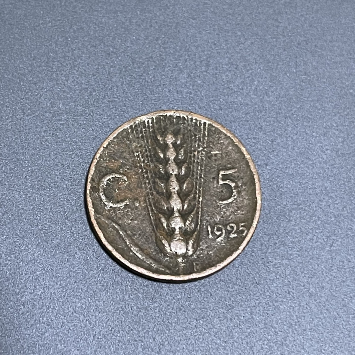 外国硬币0元起拍（23） 1925意大利5分