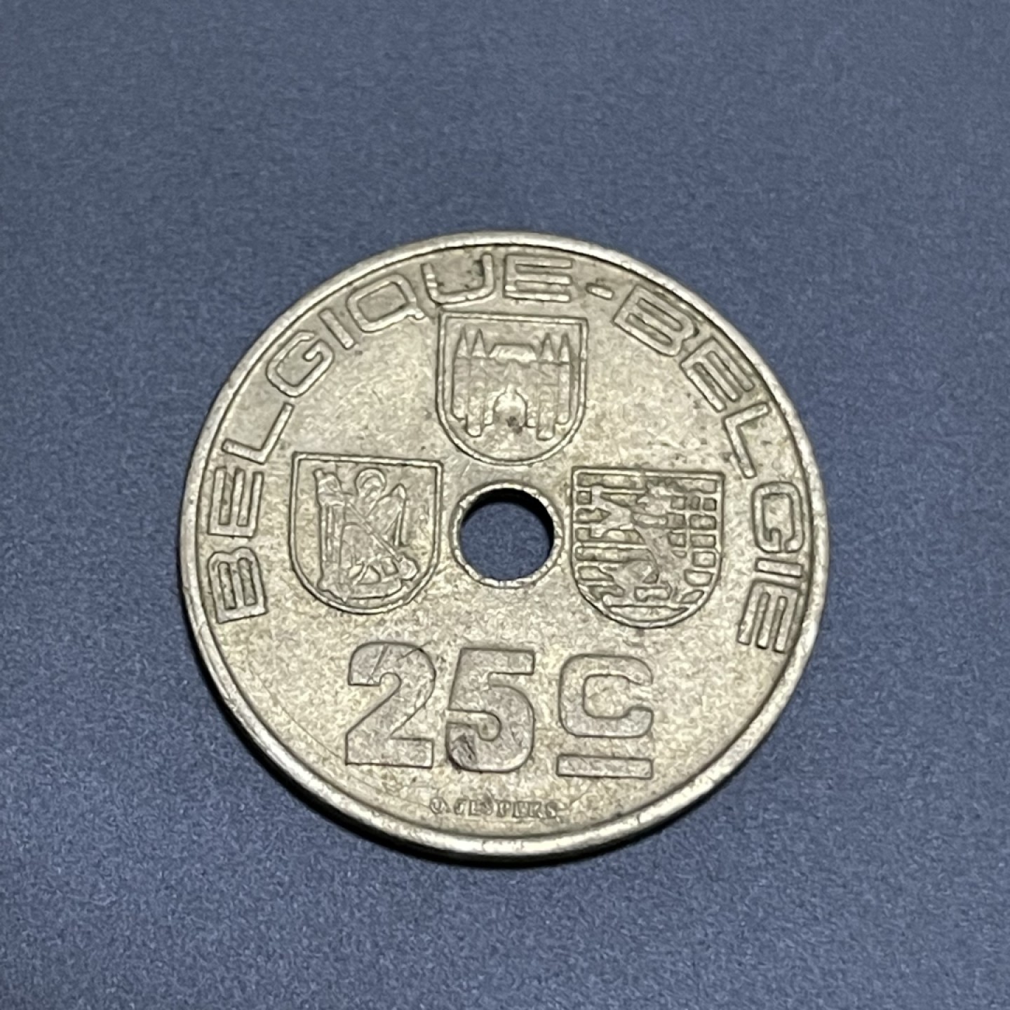 外国硬币0元起拍（23） 比利时25分