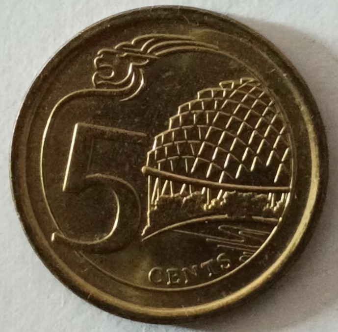 泡泡堂第137期  世界硬币专场（无押金，无佣金，捡漏，全场20包邮，偏远地区除外） 新加坡五分