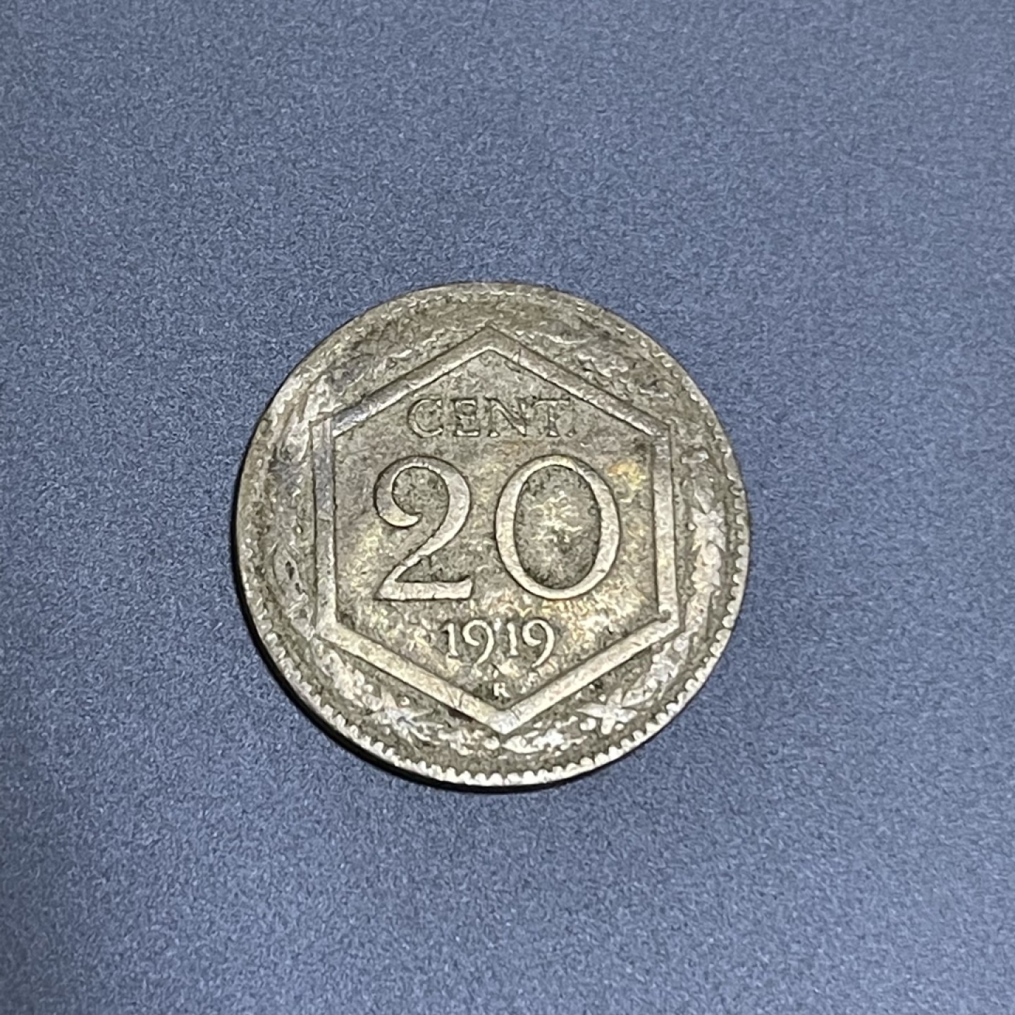 外国硬币0元起拍（23） 1919意大利20分