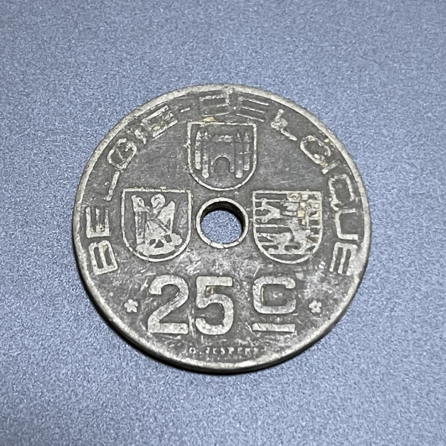 外国硬币0元起拍（23） 比利时25分