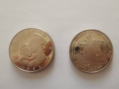 双11外国钱币专场 - 马绍尔群岛纪念币两枚