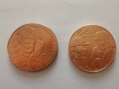 双11外国钱币专场 - 古巴铜币两枚
