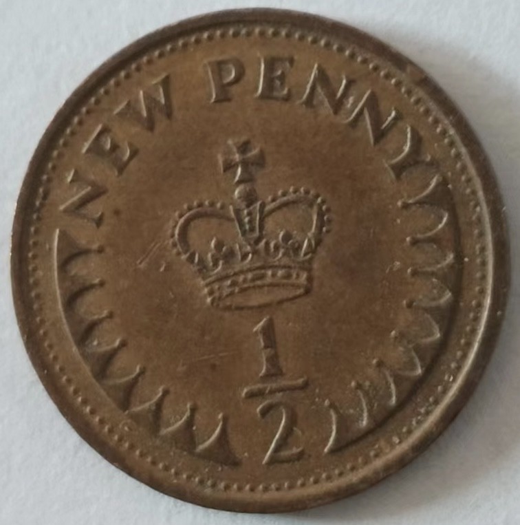 泡泡堂第139期  世界硬币专场（无押金，无佣金，捡漏，全场20包邮，偏远地区除外） 英国1978年二分之一便士