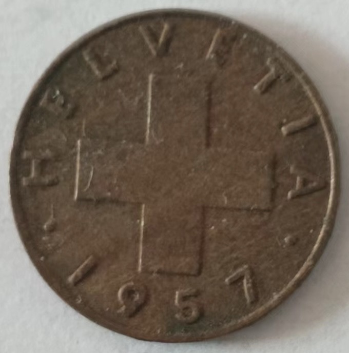 泡泡堂第139期  世界硬币专场（无押金，无佣金，捡漏，全场20包邮，偏远地区除外） 瑞士1957年1C