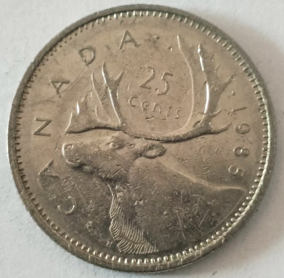 泡泡堂第139期  世界硬币专场（无押金，无佣金，捡漏，全场20包邮，偏远地区除外） 加拿大1985年25分