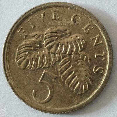 泡泡堂第139期  世界硬币专场（无押金，无佣金，捡漏，全场20包邮，偏远地区除外） - 新加坡五分