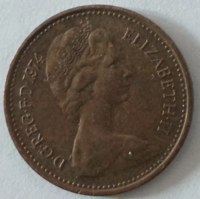 泡泡堂第139期  世界硬币专场（无押金，无佣金，捡漏，全场20包邮，偏远地区除外） 英国1974年二分之一便士