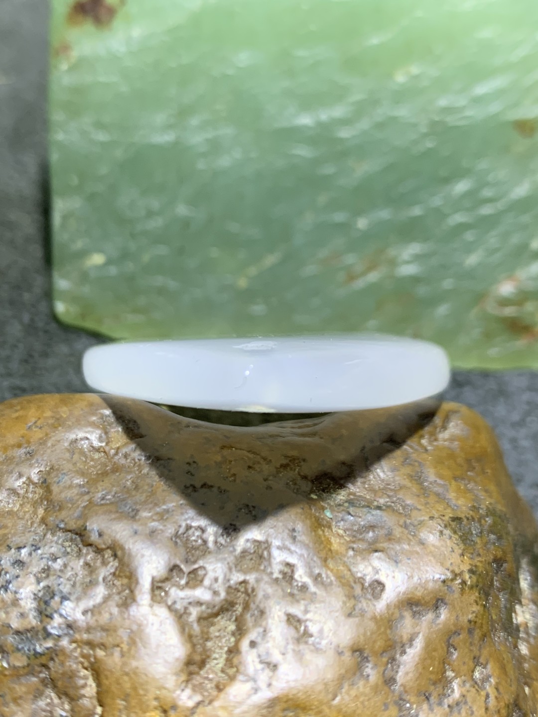 精美高玉化冰透海洋玉髓水滴形吊坠一个！