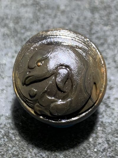 精美亚光战国红玛瑙俏色巧雕海豚珠一个， - 精美亚光战国红玛瑙俏色巧雕海豚珠一个，
