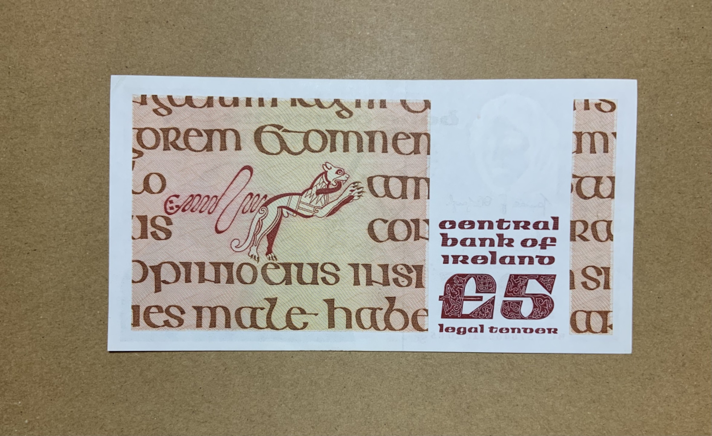 收藏联盟Quantum Auction 第206期拍卖 爱尔兰1985年5镑 品相UNC-