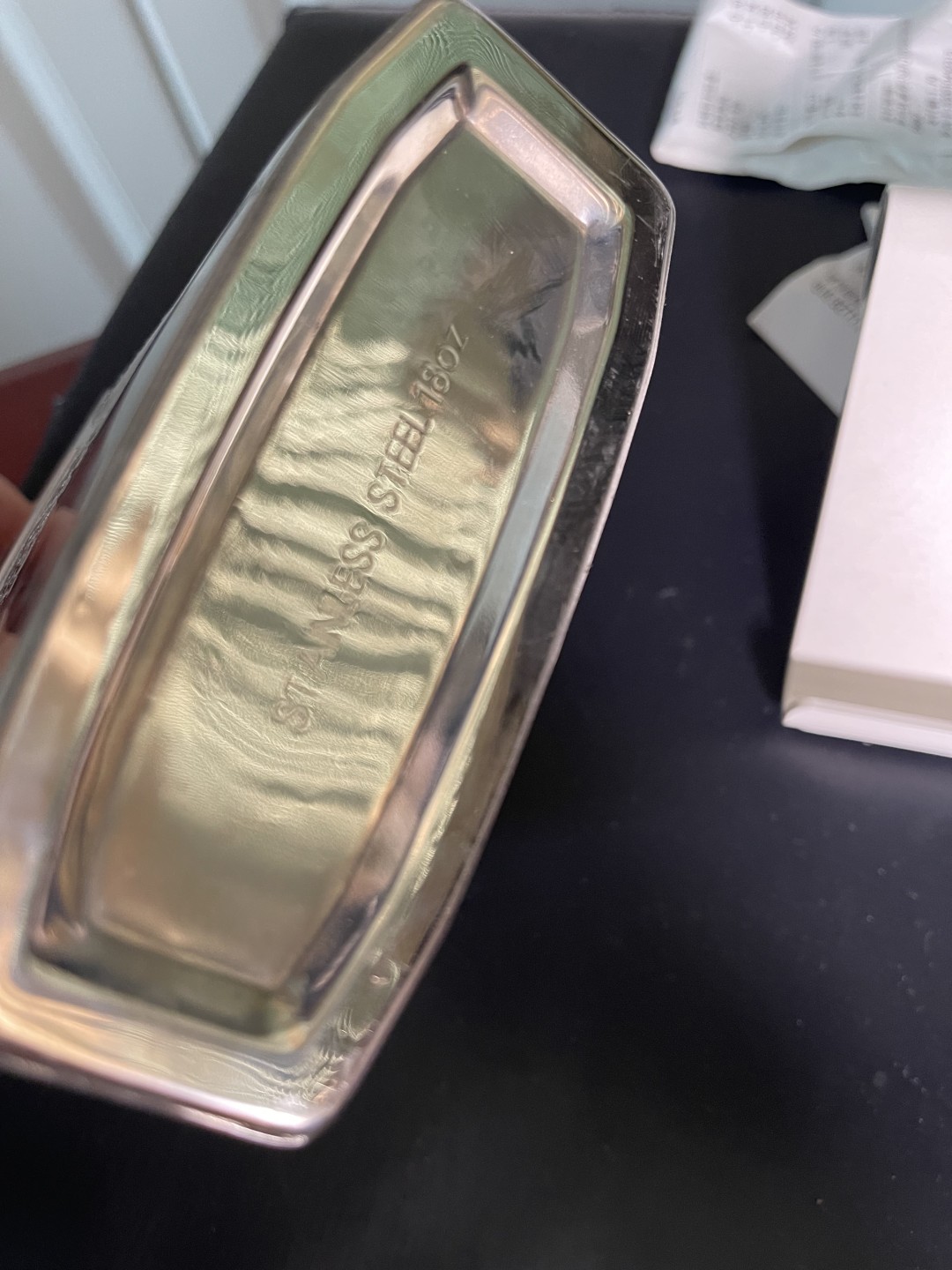 CSIS-GREAT评级精品钱币拍卖第一百六十八期  燃点18盎司 不锈钢酒壶 品如图