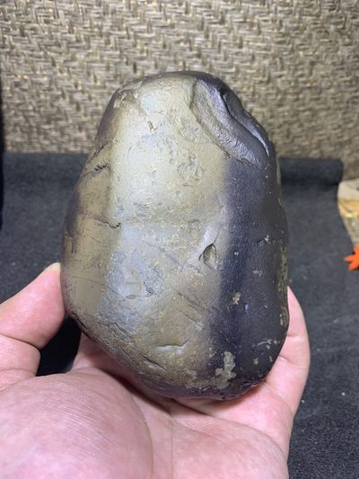 放福利，精美新疆戈壁滩地表老皮细泥石原石把件（镇纸，摆件）一块 - 放福利，精美新疆戈壁滩地表老皮细泥石原石把件（镇纸，摆件）一块