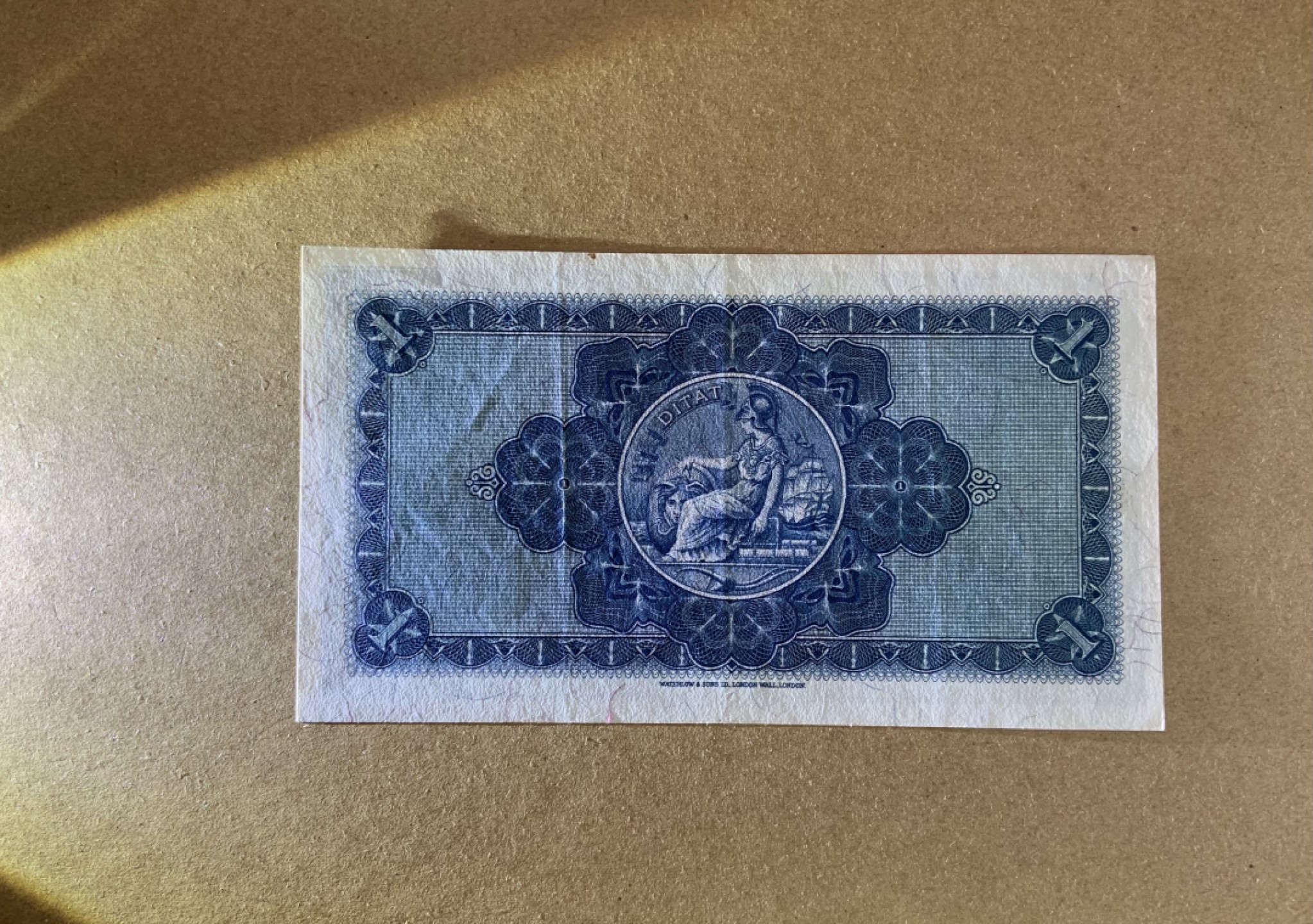 收藏联盟Quantum Auction 第206期拍卖 苏格兰1960年1镑 品相AU- 华德路代印