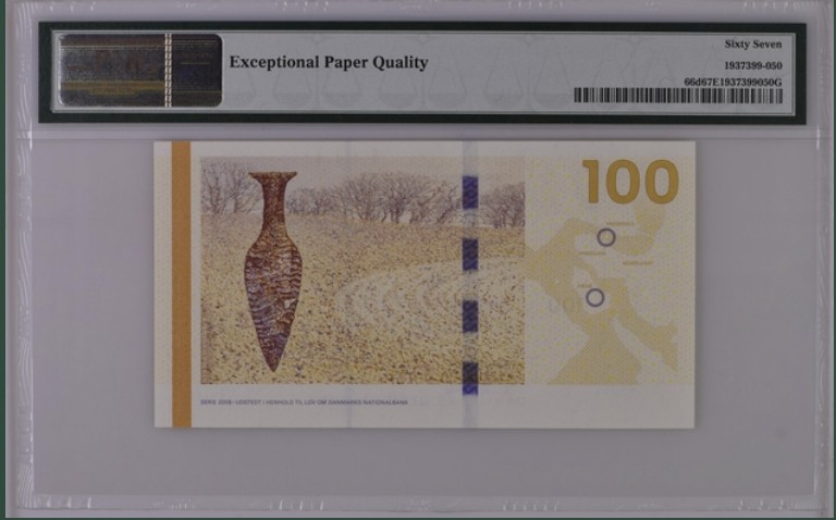 收藏联盟Quantum Auction 第206期拍卖 丹麦2015年100克朗 PMG67