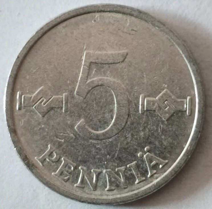 泡泡堂第140期  世界硬币专场（无押金，无佣金，捡漏，全场20包邮，偏远地区除外） 芬兰五分铝