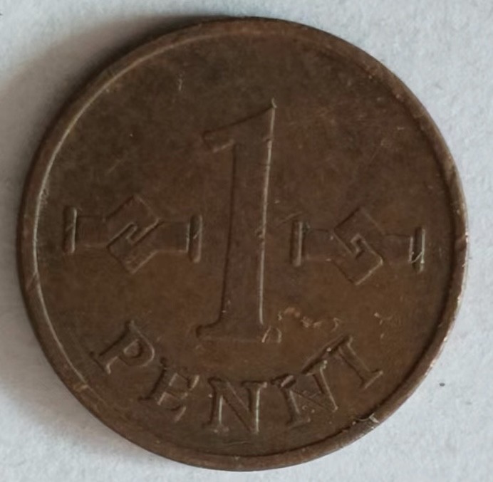 泡泡堂第140期  世界硬币专场（无押金，无佣金，捡漏，全场20包邮，偏远地区除外） 芬兰一马克铜