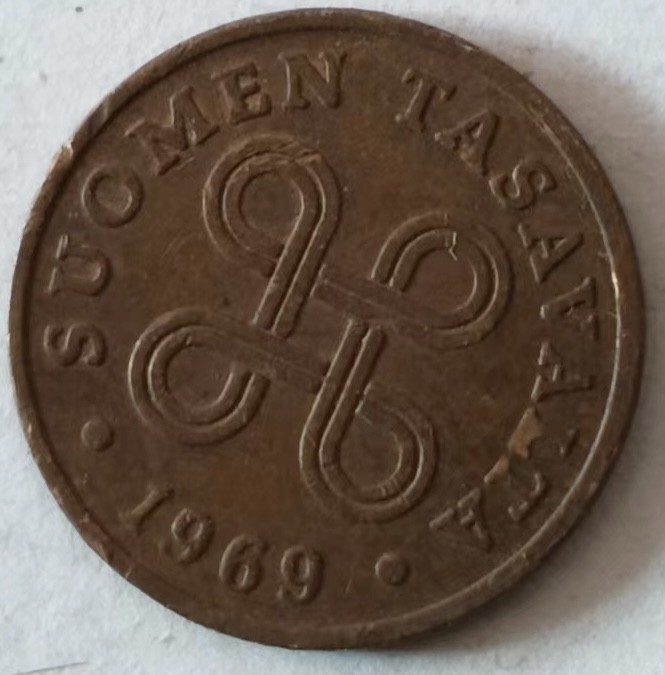 泡泡堂第140期  世界硬币专场（无押金，无佣金，捡漏，全场20包邮，偏远地区除外） 芬兰一马克铜