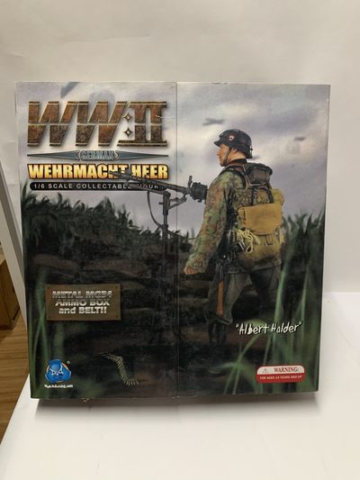 零元拍：DID 80045 1/6 绝版德军MG34机枪手，全新未拆。 - 零元拍：DID 80045 1/6 绝版德军MG34机枪手，全新未拆。