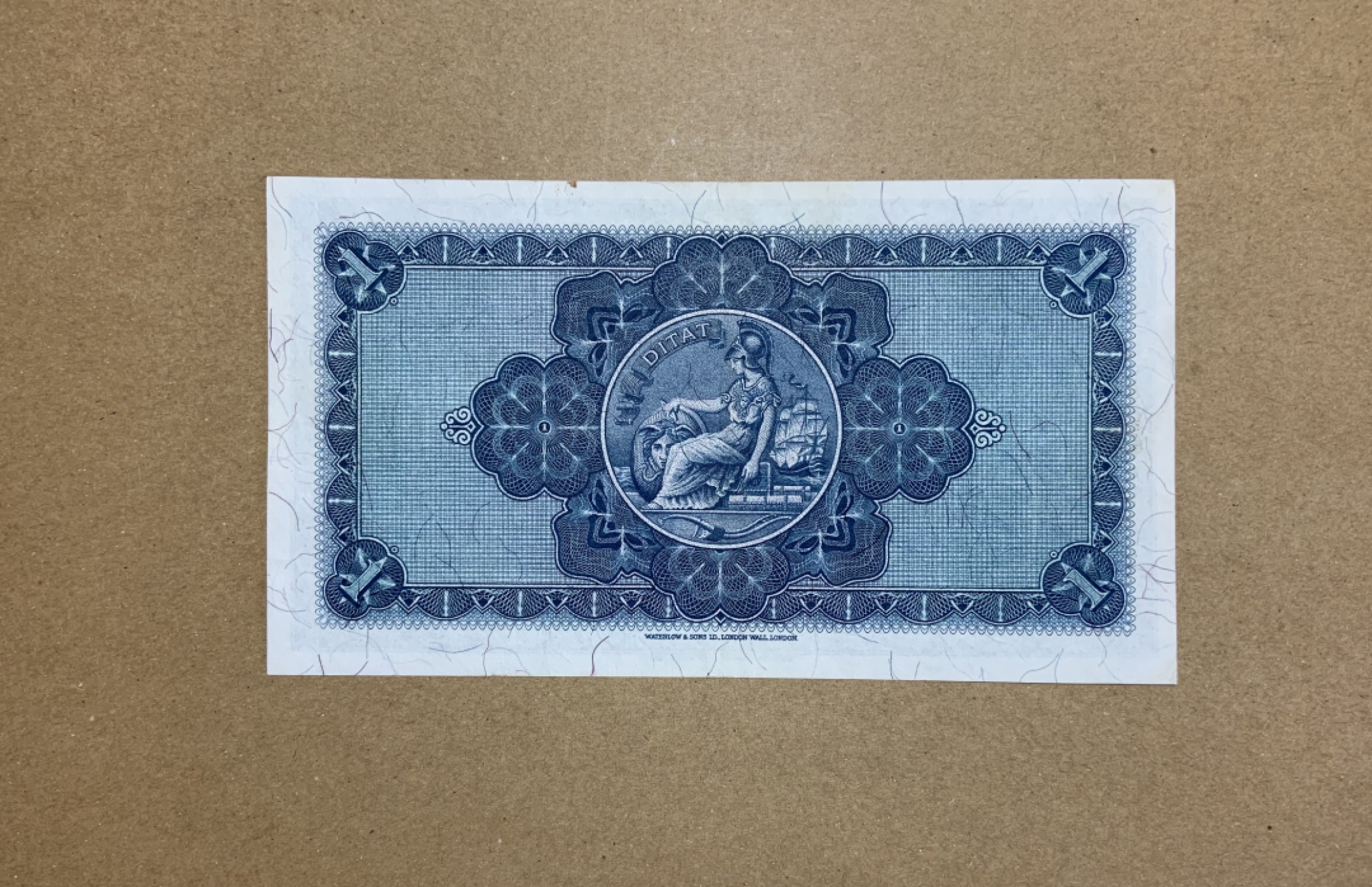 收藏联盟Quantum Auction 第206期拍卖 苏格兰1960年1镑 品相AU- 华德路代印