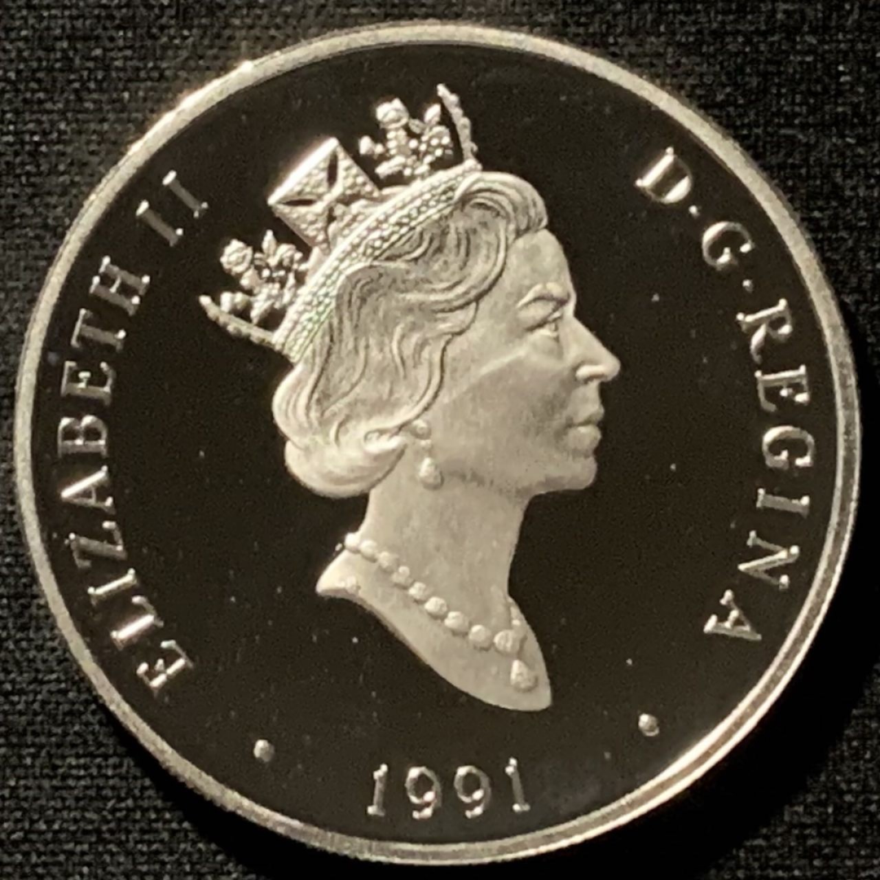 紫瑗钱币——第227期拍卖 加拿大 1991年 航空系列 飞行员 威约翰·麦考迪和凯西·鲍德温客 20元 镶金 31.1克 0.925银 精制 原盒证书