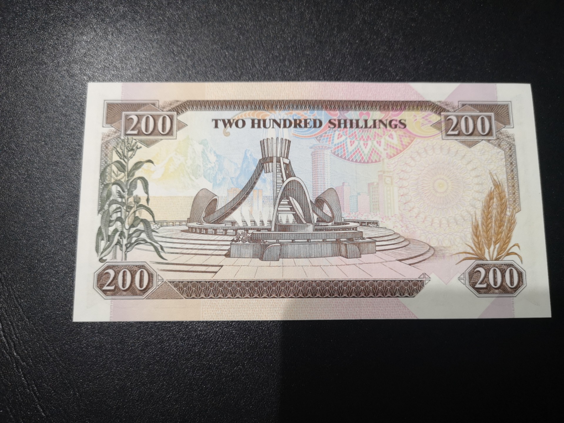 《外钞收藏家》第二百一十五期 1994年肯尼亚200 全新UNC