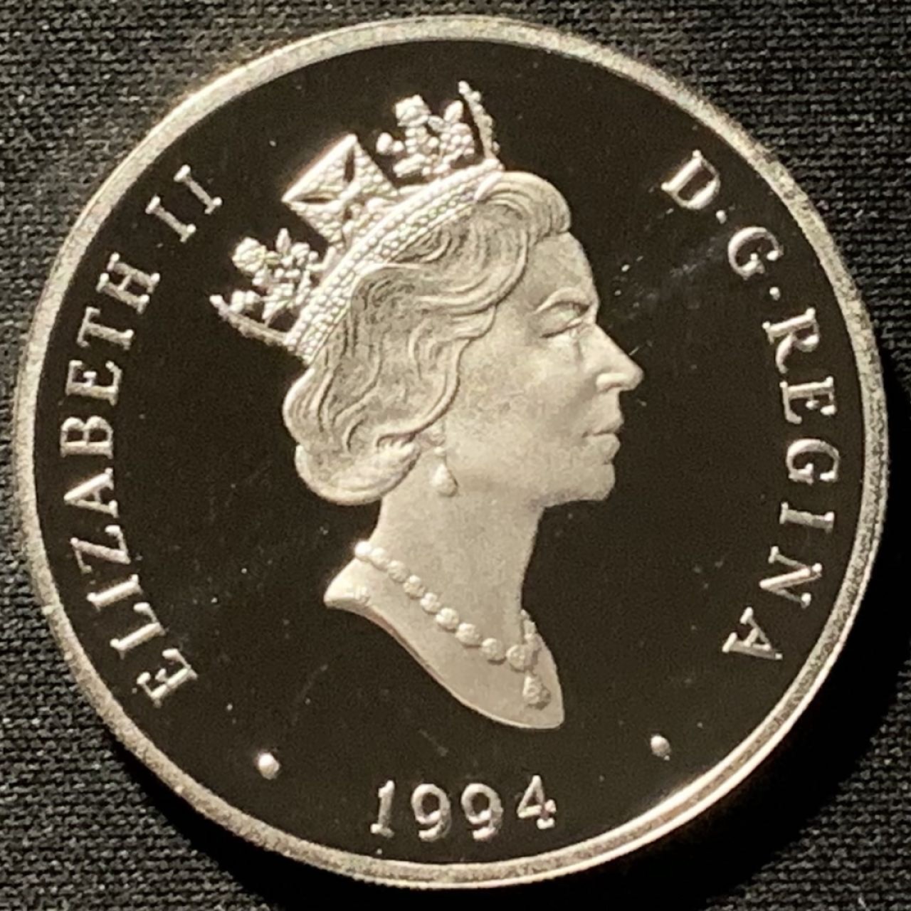 紫瑗钱币——第227期拍卖 加拿大 1994年 航空系列 飞行员 斯图尔特·格雷厄姆 20元 镶金 31.1克 0.925银 精制 原盒证书