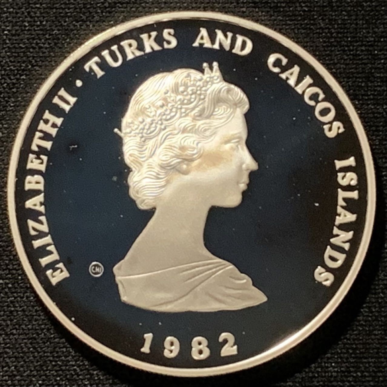 紫瑗钱币——第227期拍卖 特克斯与凯恩斯 1982年 西班牙世界杯 带球 10克朗 23.28克 0.925银 精制 德国原装卡