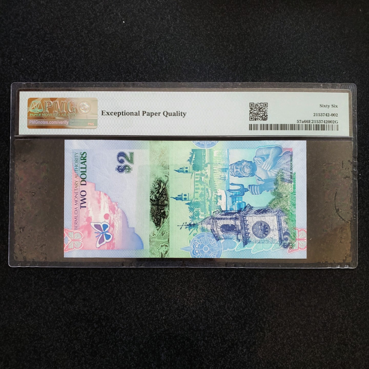 《外钞收藏家》第二百一十五期 2009年百慕大2刀 洋葱冠 PMG66