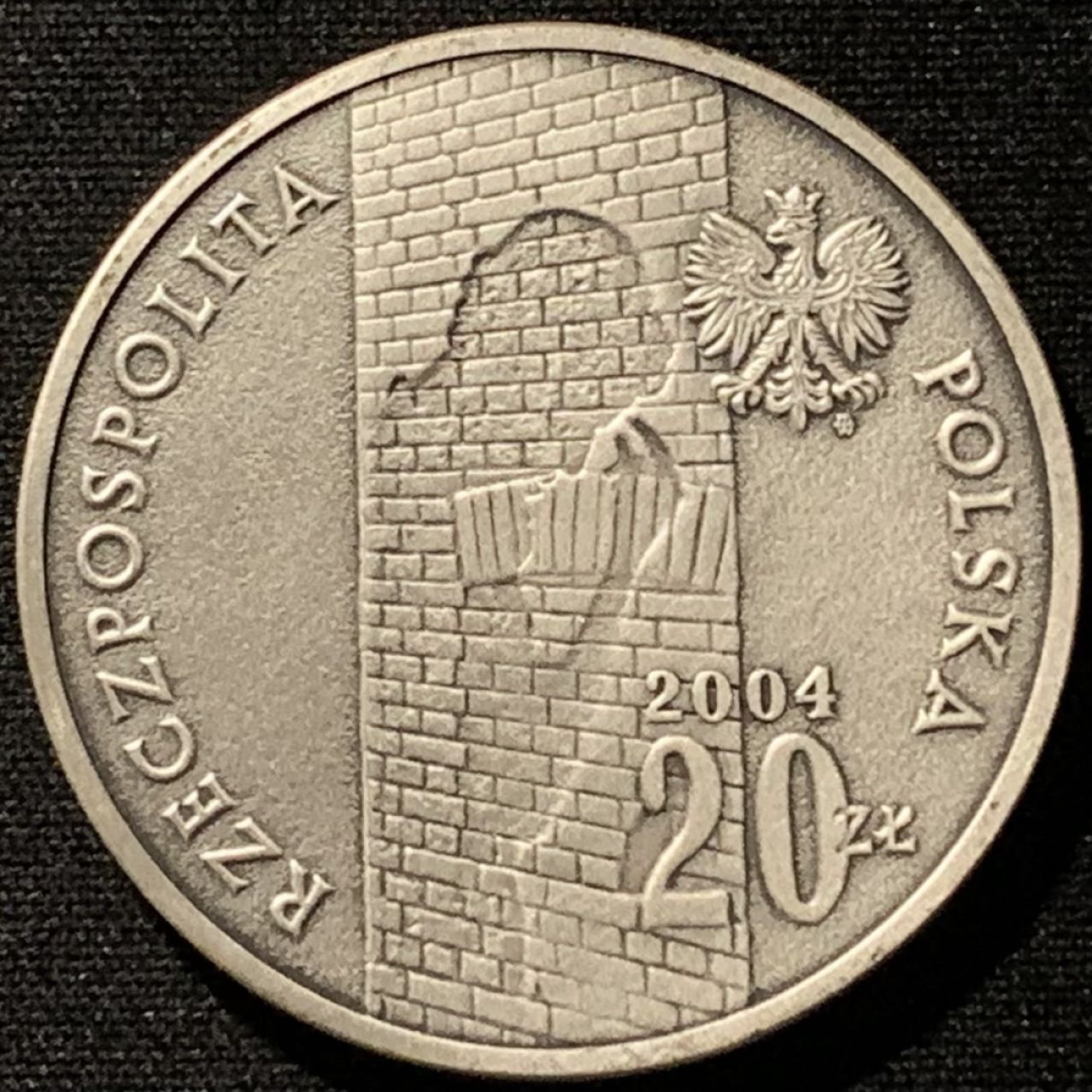 紫瑗钱币——第227期拍卖 波兰 2004年 洛兹·盖托(1940-1944)犹太区 20兹罗提 28.28克 0.925银 精制