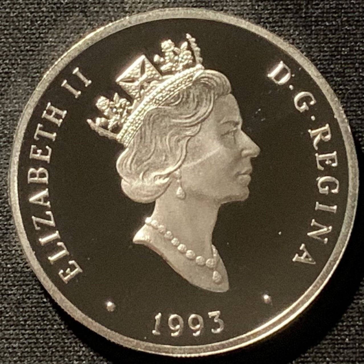 紫瑗钱币——第227期拍卖 加拿大 1993年 航空系列 飞行员 西布隆·刘易斯·利 20元 镶金 31.1克 0.925银 精制 原盒证书