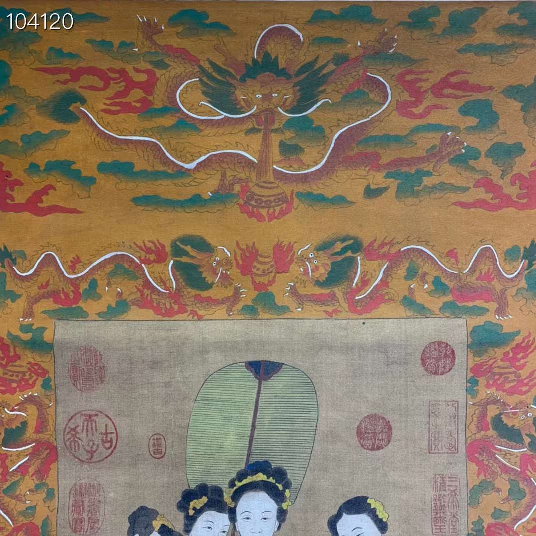 东晋——顾恺之精品绢本人物画一幅