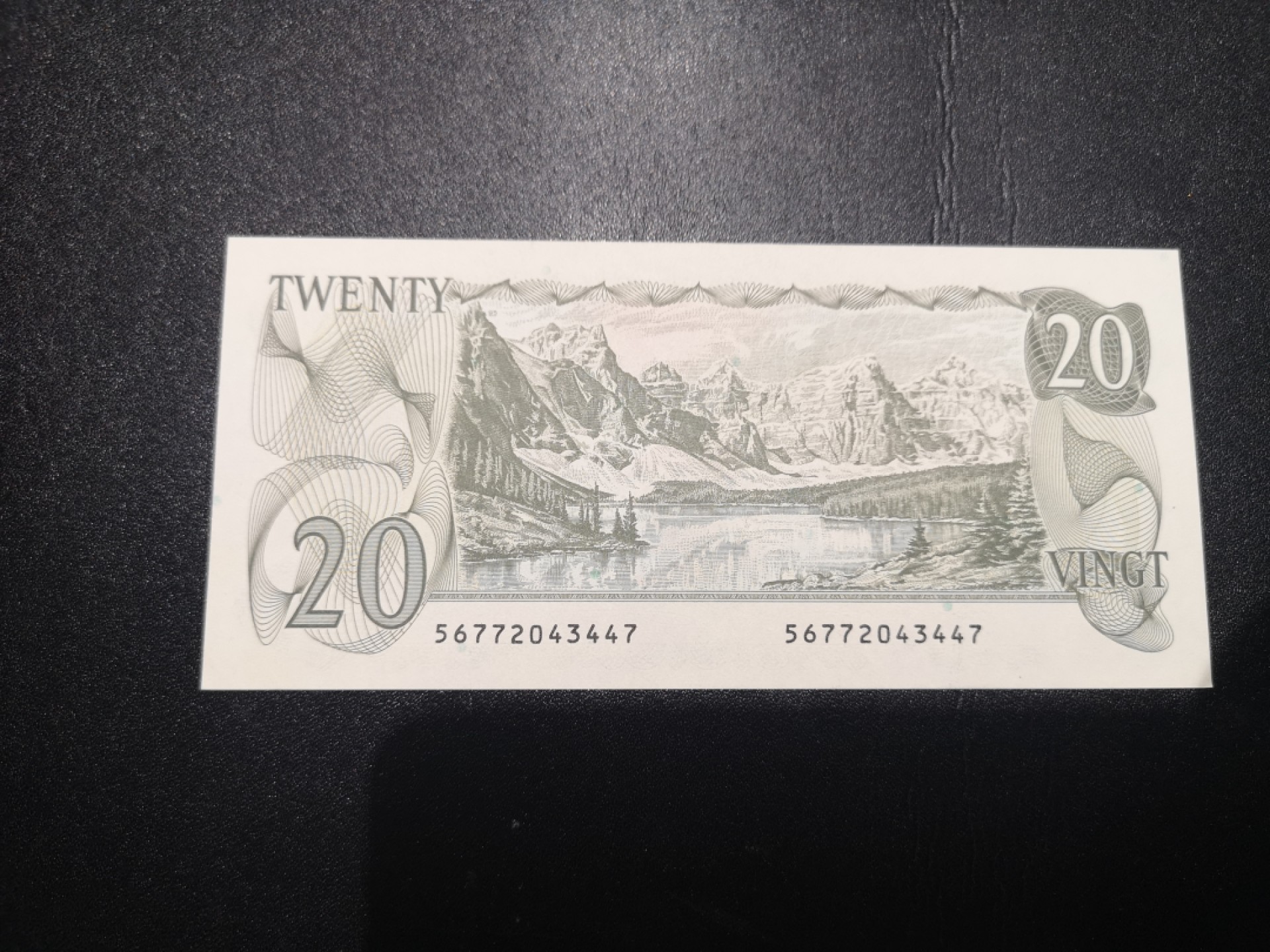 《外钞收藏家》第二百一十五期 1979年加拿大20元 近全新 角不好 如图 有潮癍