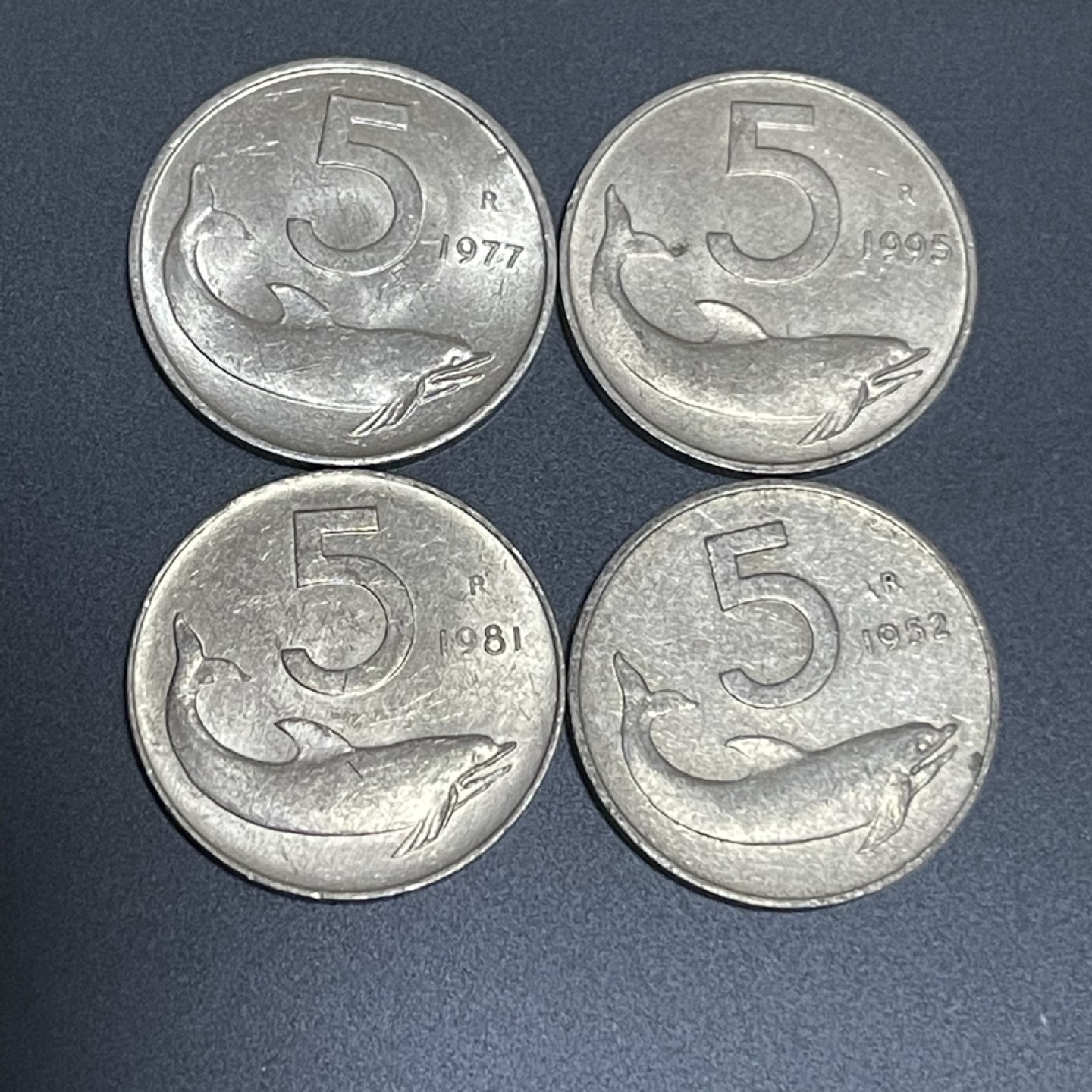 外国硬币0元起拍（26） 意大利5里拉